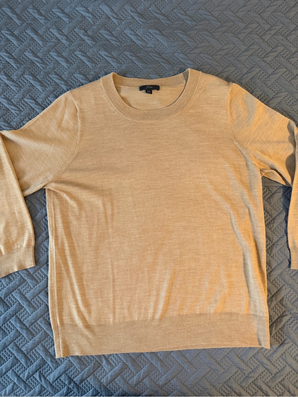J. Crew Women’s  Crewneck Sweater in Light Tan